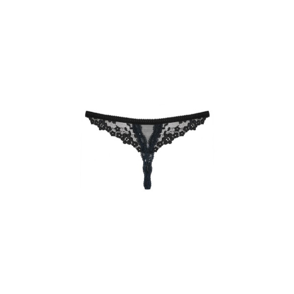 Letica String ouvert - Noir